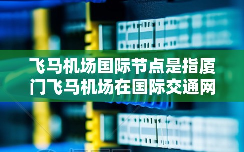 飞马机场国际节点是指厦门飞马机场在国际交通网络中的重要枢纽地位。以下是一些关于飞马机场国际节点的详细说明