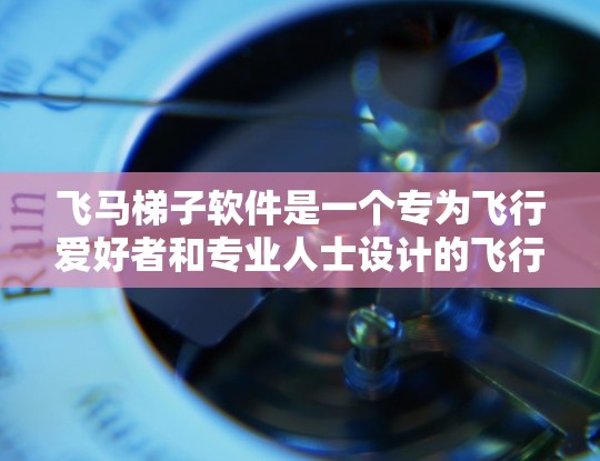 飞马梯子软件是一个专为飞行爱好者和专业人士设计的飞行模拟与训练平台。它结合了先进的飞行模拟引擎和游戏化元素，提供真实的飞行体验和丰富的任务内容。以下是对该软件的详细分析和总结
