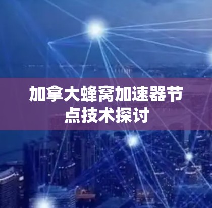 加拿大蜂窝加速器节点技术探讨
