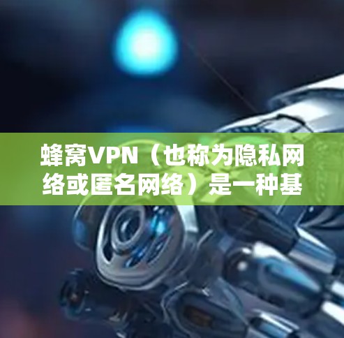 蜂窝VPN（也称为隐私网络或匿名网络）是一种基于点对点的网络技术，用户可以通过租用VPN服务器来匿名上网。蜂窝VPN的海外节点通常位于不同国家和地区，提供了更多的选择和灵活性