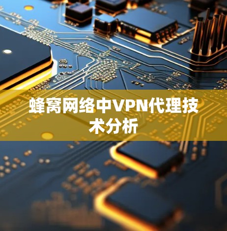 蜂窝网络中VPN代理技术分析