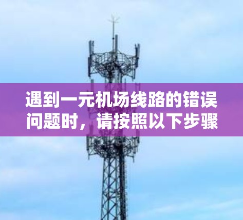 遇到一元机场线路的错误问题时，请按照以下步骤进行排查和解决