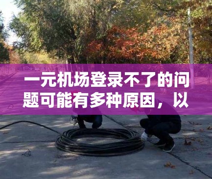 一元机场登录不了的问题可能有多种原因，以下是一些可能的原因及解决方法