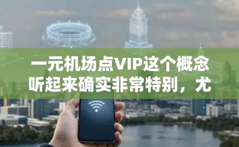 一元机场点VIP这个概念听起来确实非常特别，尤其是在国内，机场VIP服务通常价格较高。以下是一些可能的解释和思考