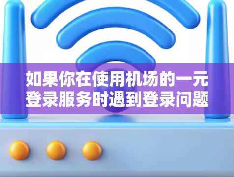 如果你在使用机场的一元登录服务时遇到登录问题，可以按照以下步骤尝试解决