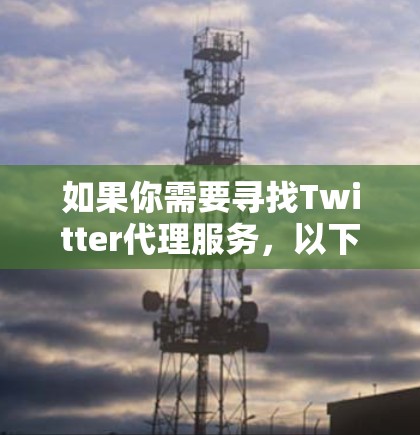 如果你需要寻找Twitter代理服务，以下是一些可能的步骤和建议