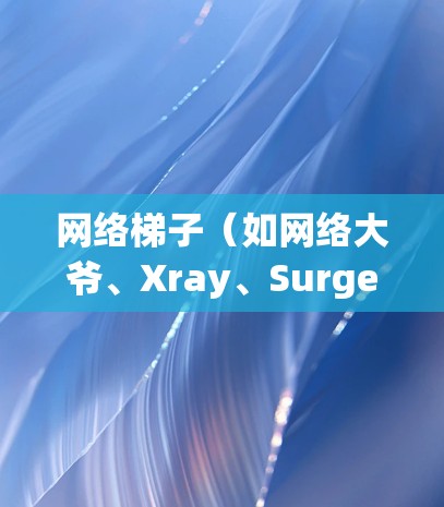网络梯子（如网络大爷、Xray、Surge等工具）通常可以通过其官网或相关社区获取。以下是一些可能的方法